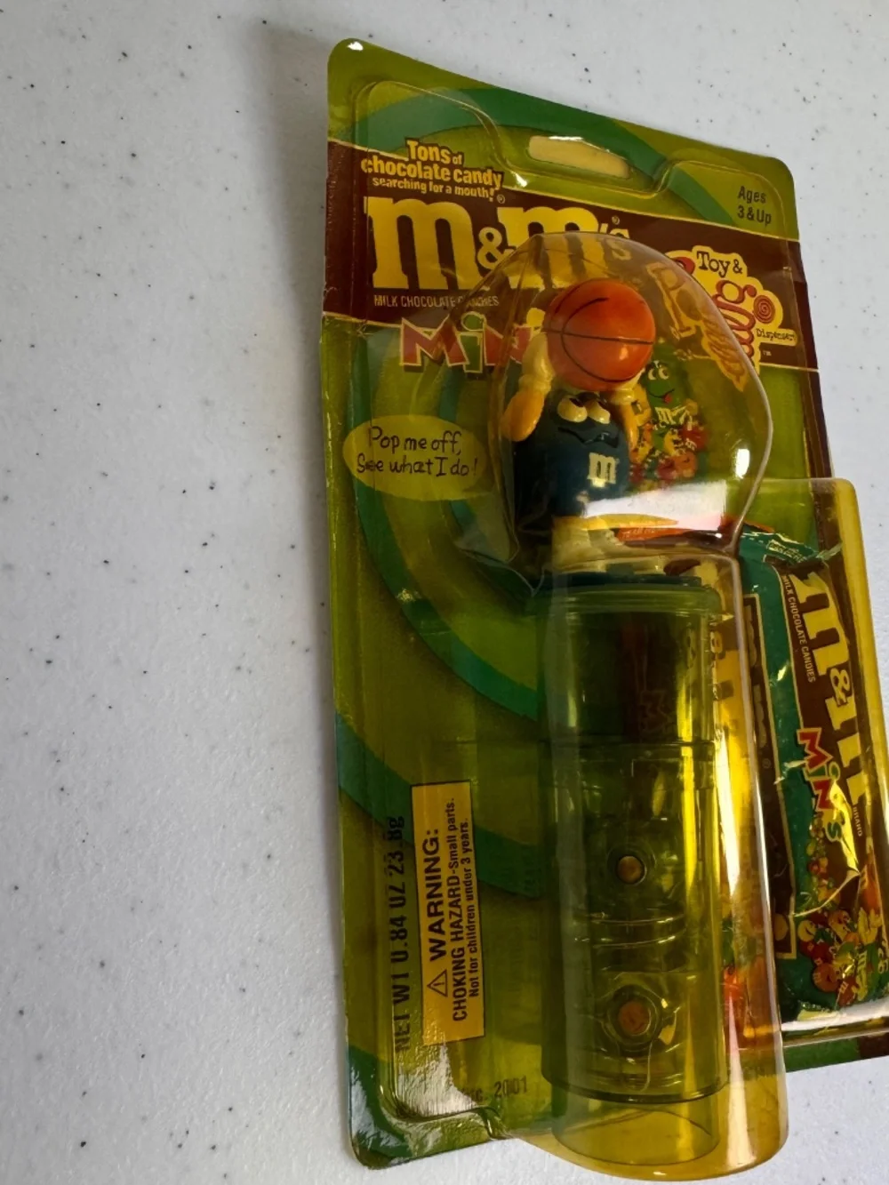 Vtg M&M's Minis Pogo Dispenser Bundle Set of 4 Biker Hockey Basketball & Soccer